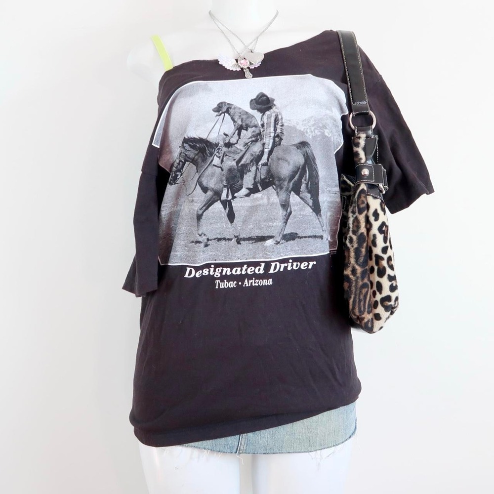 vintage western cowboy graphic tee | y2k 2000s